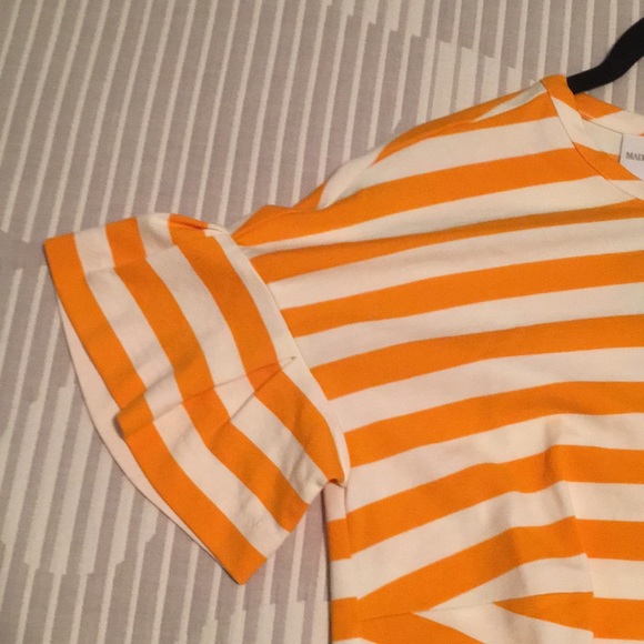 Madeleine Orange striped Dress - Picture 4 of 10